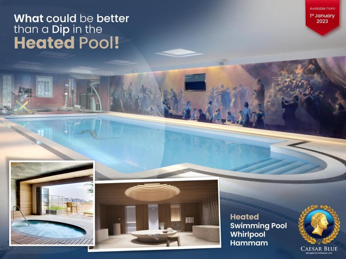 Helena Pool In Caesar Blue Including Breakfast Available 4pm, Gym, Heated Swimming Pool, Hammam, Sauna Apartment Rizokarpaso